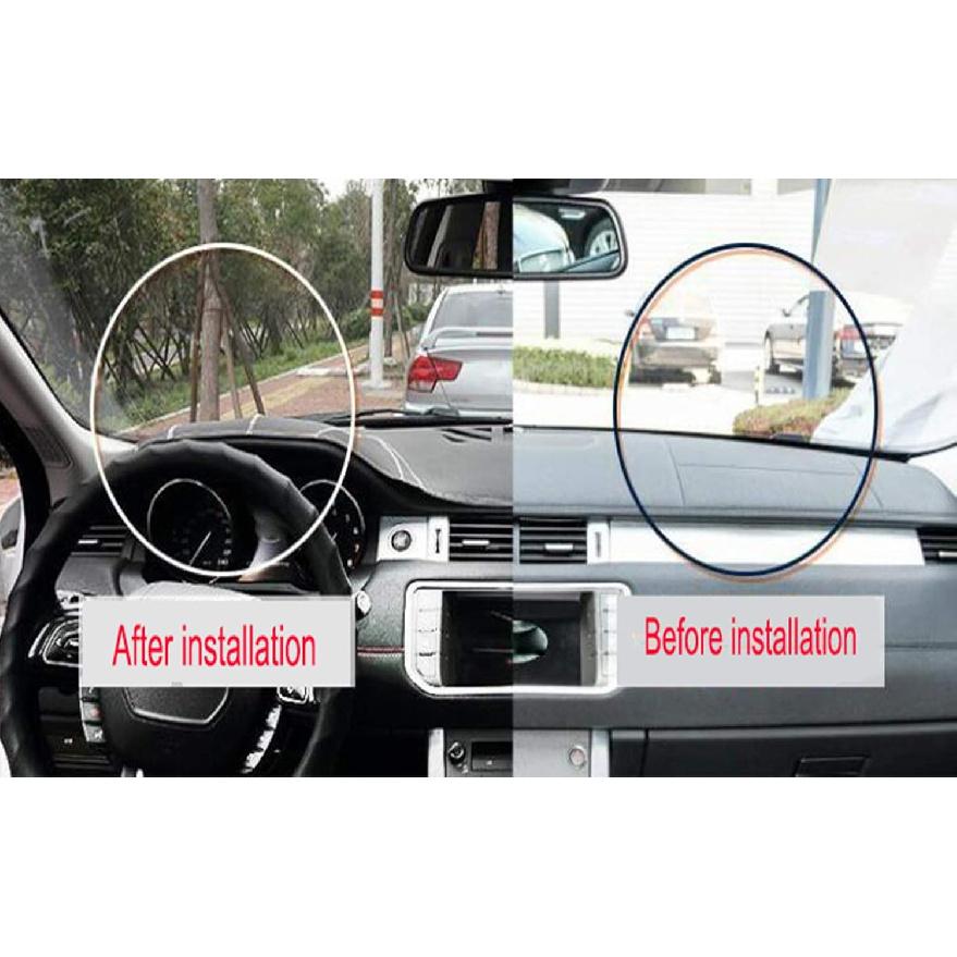 Black Leather Dash Mat Dashboard Cover Dashmat Interior Pad Compatible for Mazda 3 2019-2022 with Up HUD