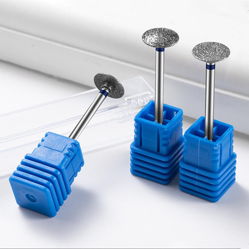 Drill Bits for Nails T-Shaped Trapezoidal Disc-Shaped Nail Drill Bits Salon Bits Milling Cutter Manicure Pedicure Tool