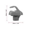 2pcs Gray Car Sun Visor Hook Clip Retainer 88217S04003ZA for Honda Civic 96-08
