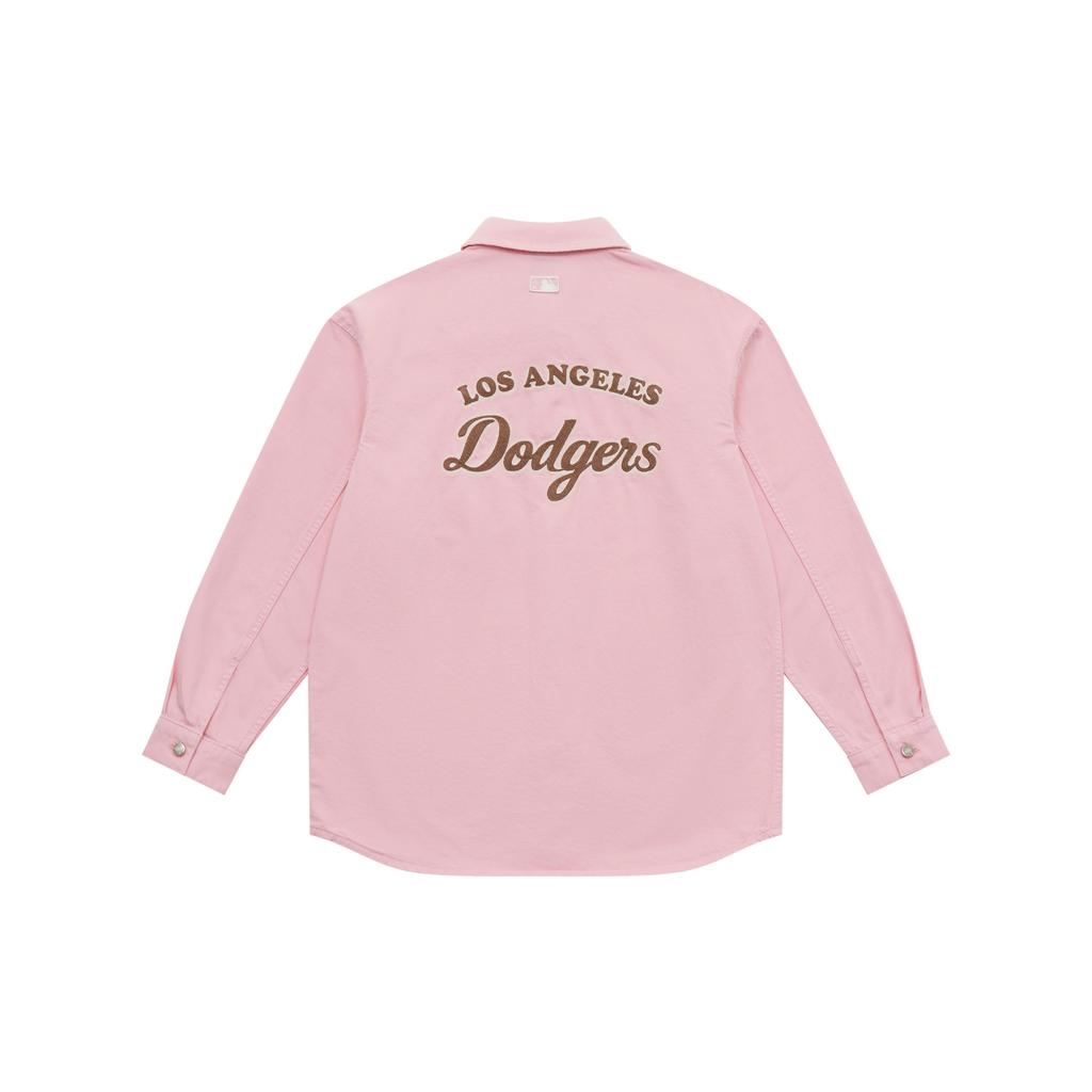 MLB College Stil Los Angeles Dodgers SS25 Rückseiten-Buchstabendruck Einfach Vielseitig Bequem Lässige Mode Langarmshirt 3ADRV0151-07PKS