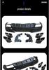 Gloss Black Rear Diffuser Tailpipe for Mercedes GLE Coupe W292 GLE63 AMG