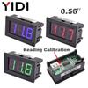 5/10pcs Digital 0.56 Ammeter Voltmeter DC 4.5-30V 0-100V AC 30-500V 10-600V Voltage Amp Meter Detector Monitor Calibrate Reading