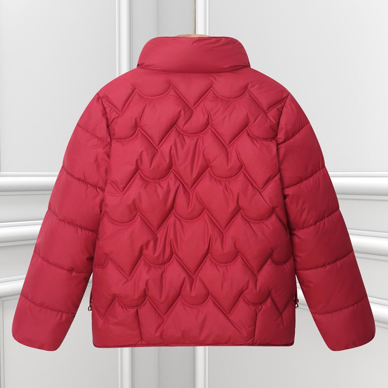 Fashion Women Winter Coats Stand Collar Loose Thick Warm Short Parkas Female Jackets