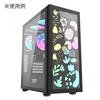Carcasă PC ATX darkFlash DK210 Graffiti, compatibilă ATXM-ATXITX, panou frontal din sticlă securizată pentru desenat text și ilustrații, suportă GPU-uri de până la