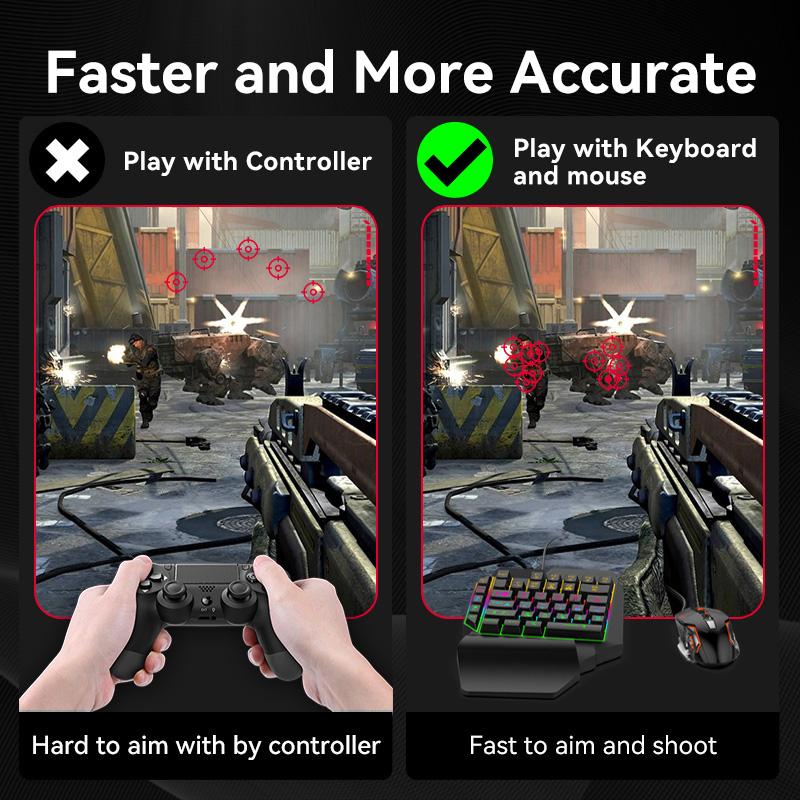 Adaptador convertidor de teclado y ratón GAMWING Mix Master Pro para juegos