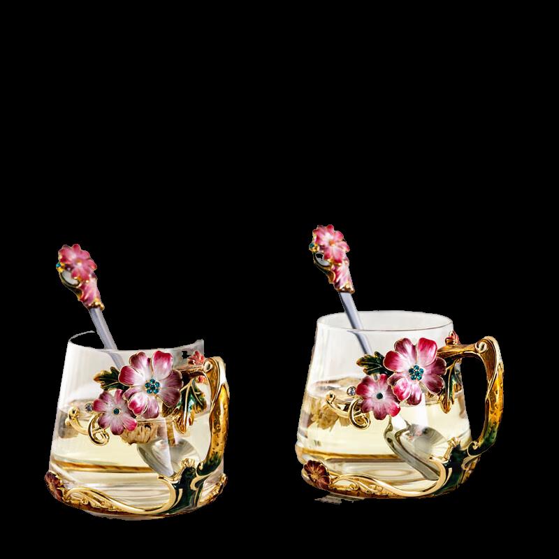 RRO  Flower Language Daisy  Enamel Cup Gift Set