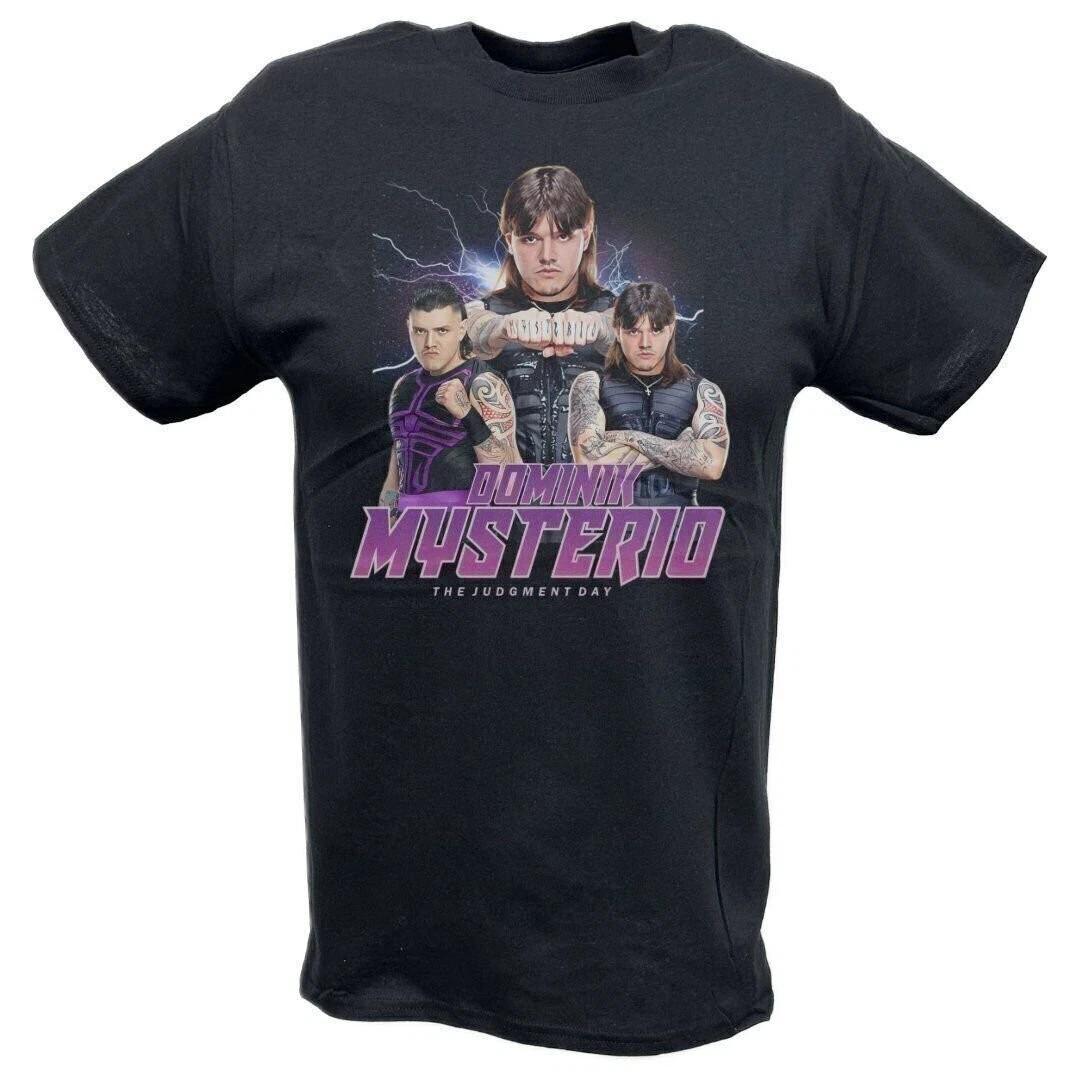 Dominik Mysterio Three Pose Black T-shirt L