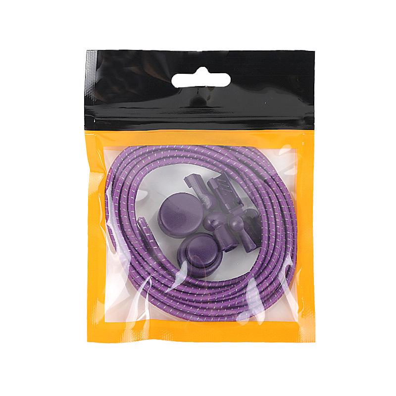 Reflective No-Tie Elastic Shoelaces for Running, Sports, Hiking - Quick and Easy for Lazy and Active Individuals