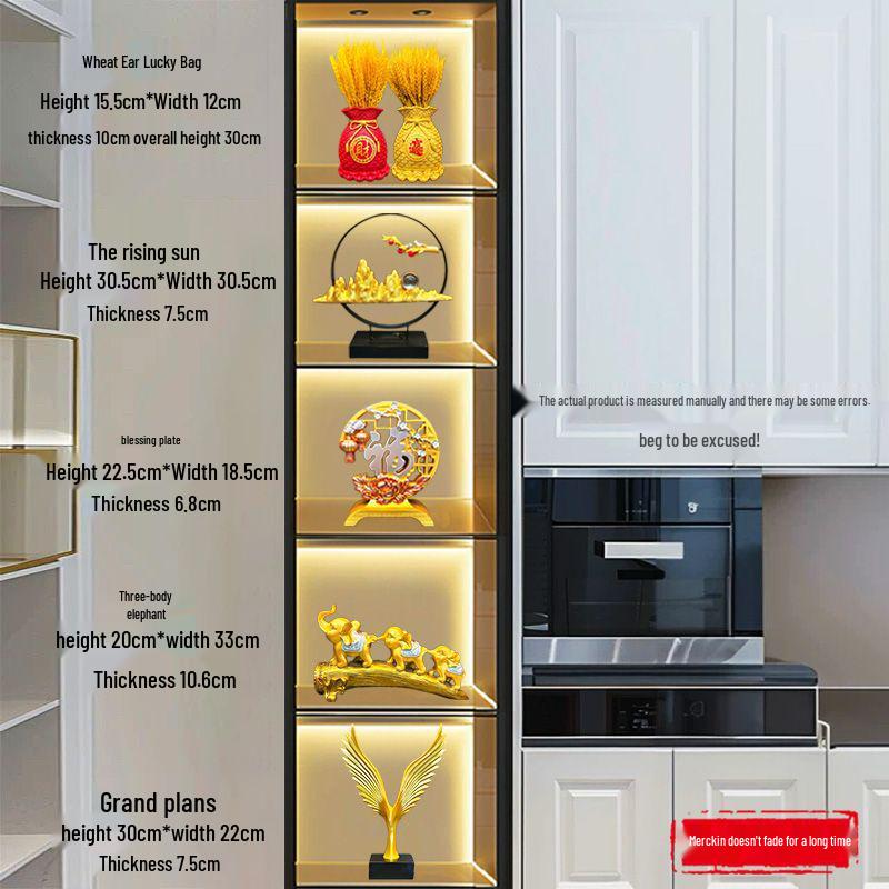 Luxury Wine Cabinet Ornaments for Living Room Entrance Decoration