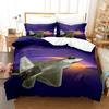 3D Fighter Bedding Set Aircraft Duvet Cover 2/3 Pieces Single/Double AU180 * 210 Boys' Room Luxury Home Textile Birthday Gift
