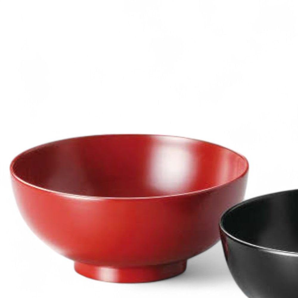 Set mit 2 Lackschalen von J-kitchens, handbemalt, Japan, PID-529180