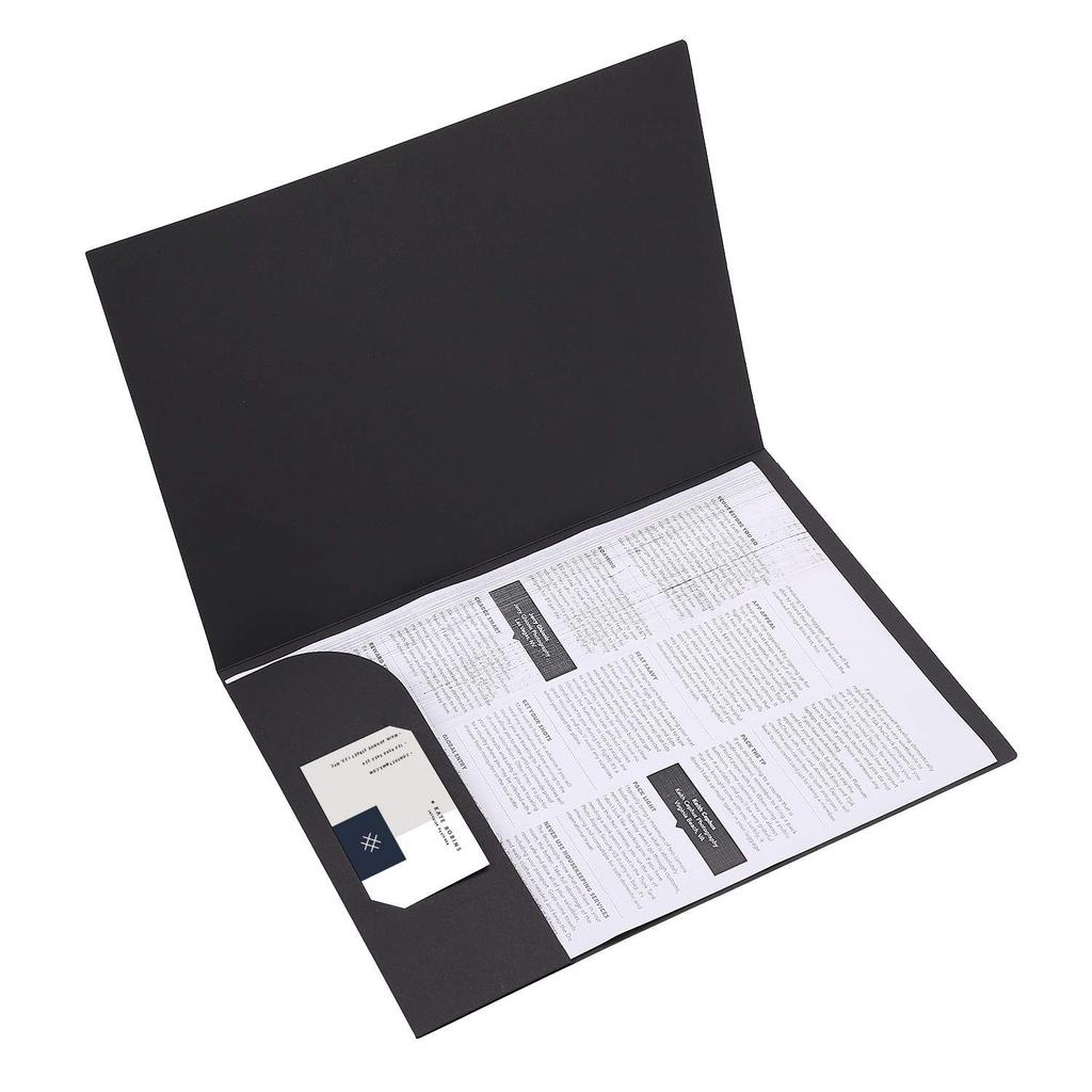 Set of 10 A4 Individual Clear Kraft Paper File Portable Document Stylish Document Storage Document Paper Convenient Office Stationery Folders, Files,