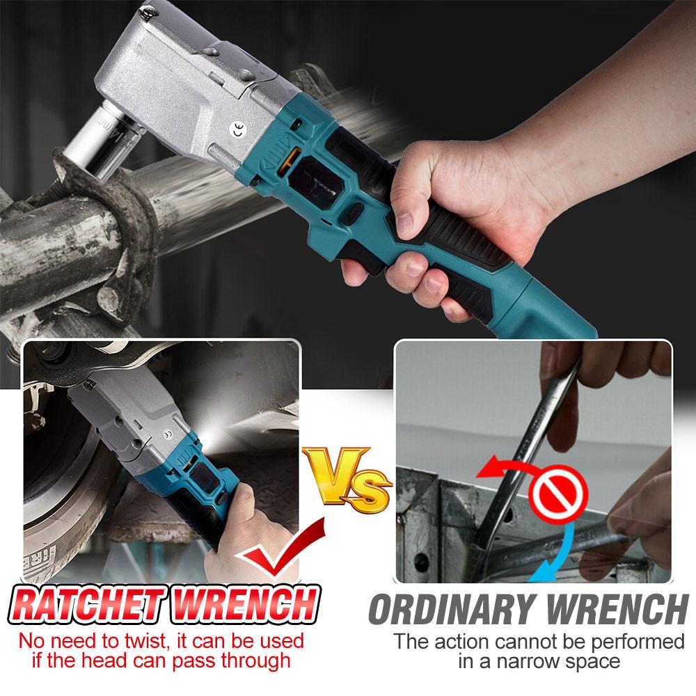 2400W 1000NM 1/2'' Screwdriver Car Repair Power Tool Electric Ratchet Wrench Ratchet Wrench Set