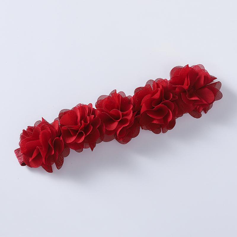 

Детская повязка на руку с цветами, украшение, простая однотонная веревка для волос