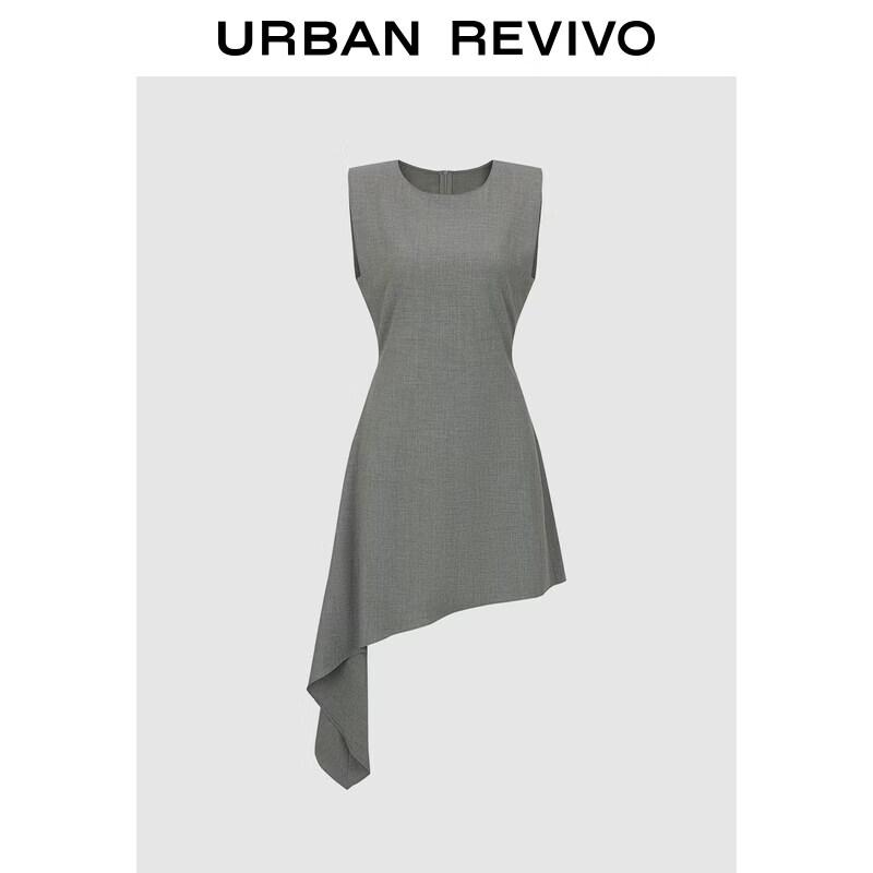 UR2026 Women s Sleeveless Irregular Hem Dress M