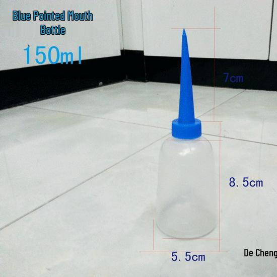 

Промышленная бутылка с дозатором и заострённым наконечником - Бело-синяя насадка для клея и масла Blue Nozzle Universal Glue Head