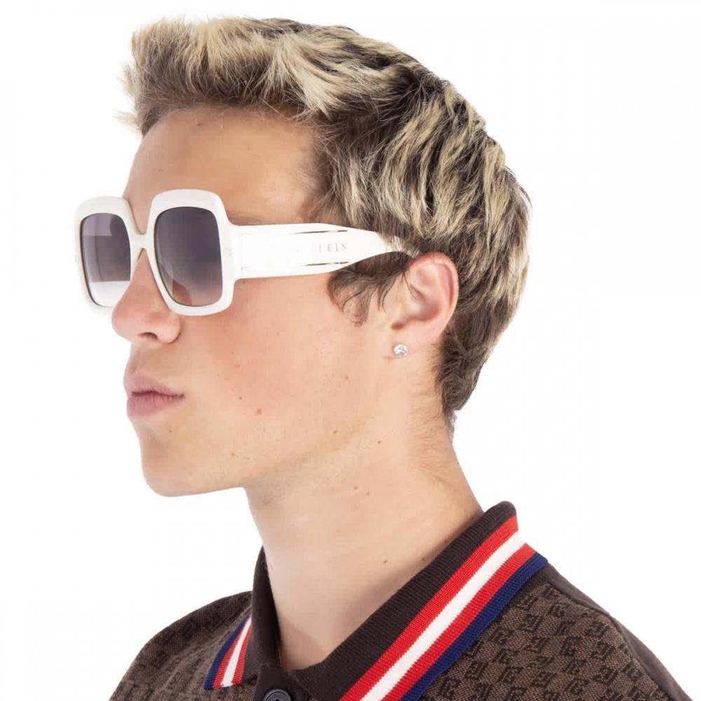 Philipp Plein Grey Gradient Sport Ladies Sunglasses Spp038m 03gf 56 Multi