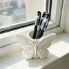 Yousheng 3D Printed Butterfly Pen Holder, Embossed Desk Organizer for Pencils Makeup Brushes, Large Capacity Storage Box for Home Office Decor