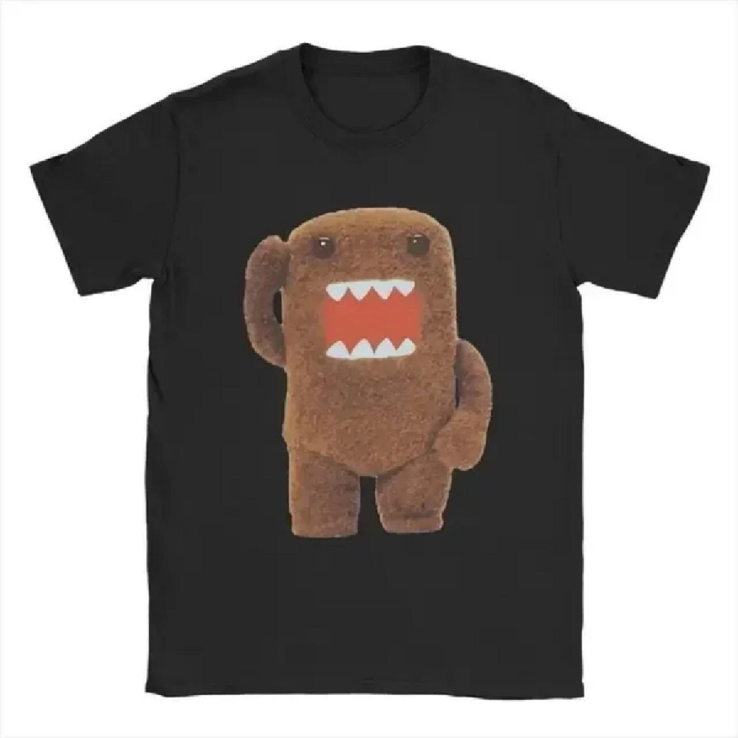 

Kawaii clothing personalized casual printed pattern Harajuku Y2K retro oversized round neck loose T-shirt street couple outfit XXXXXL чорний