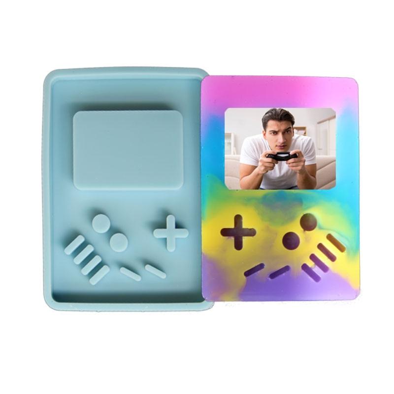 Square Silicone Epoxy Resin Mould Keychain Mold Resin Casting Epoxy Quicksand Silicone Molds for Pendant Jewelry Crafts
