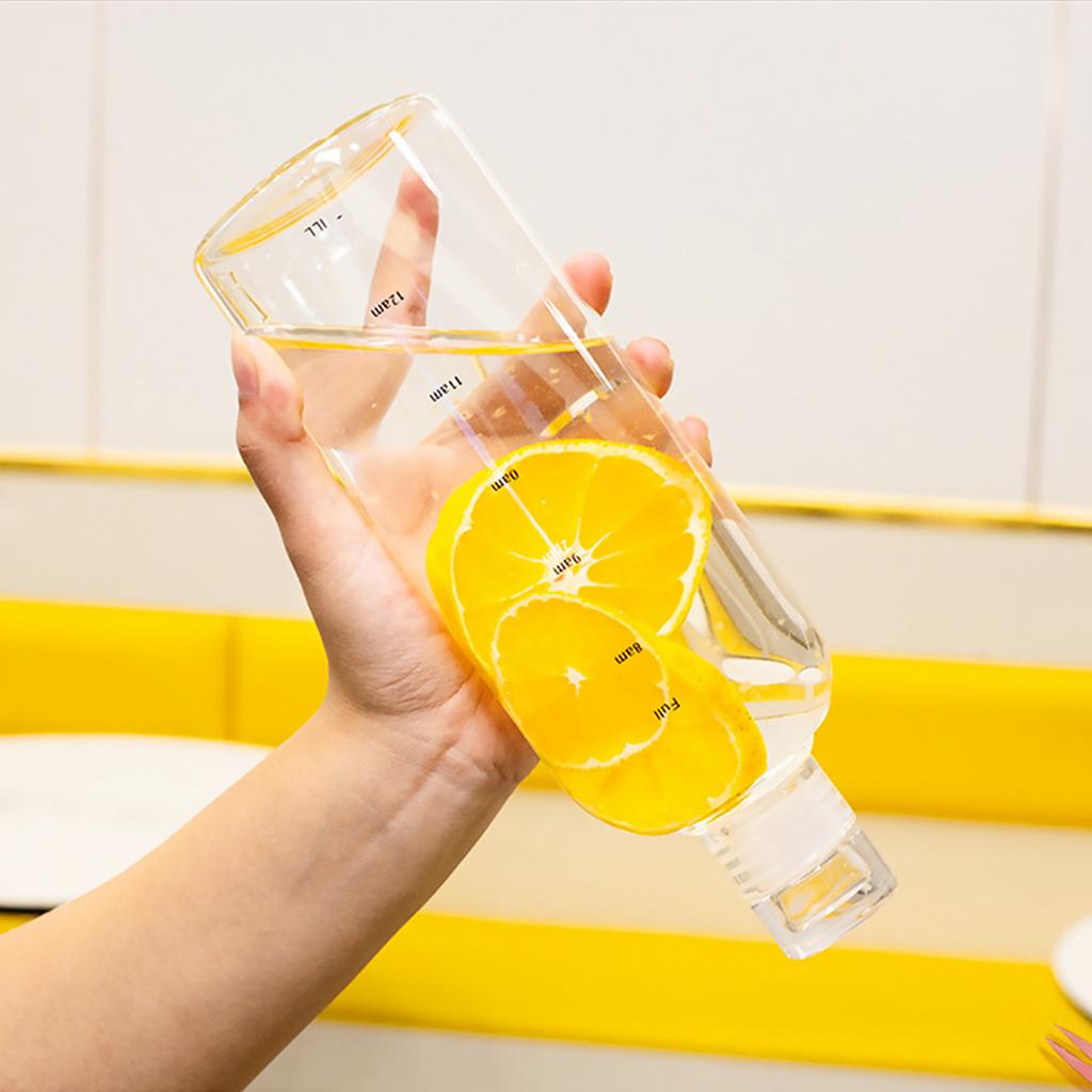 Crystal Glass Cup High Temperature Resistance High Borosilicate Glass Time Scale Cup