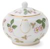 Imported Wedgwood Wild Strawberry Tea Sugar Box S Wedding Gift Present 50105506975 [Authentic Product] -