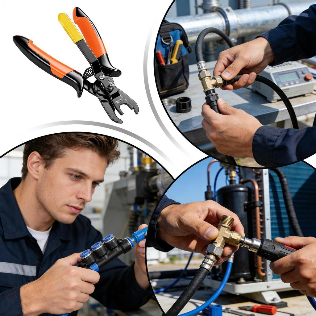Air Line Removal Tool Push To Connect Repair Tongs Pneumatic Hose Removal Tool for 6mm 8mm Connector Maintenance Water Tubing