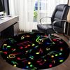 1pc Music Notes Carpet for Office, Non-slip, Soft and Durable Office Rug, Perfect for Office Yy260128004