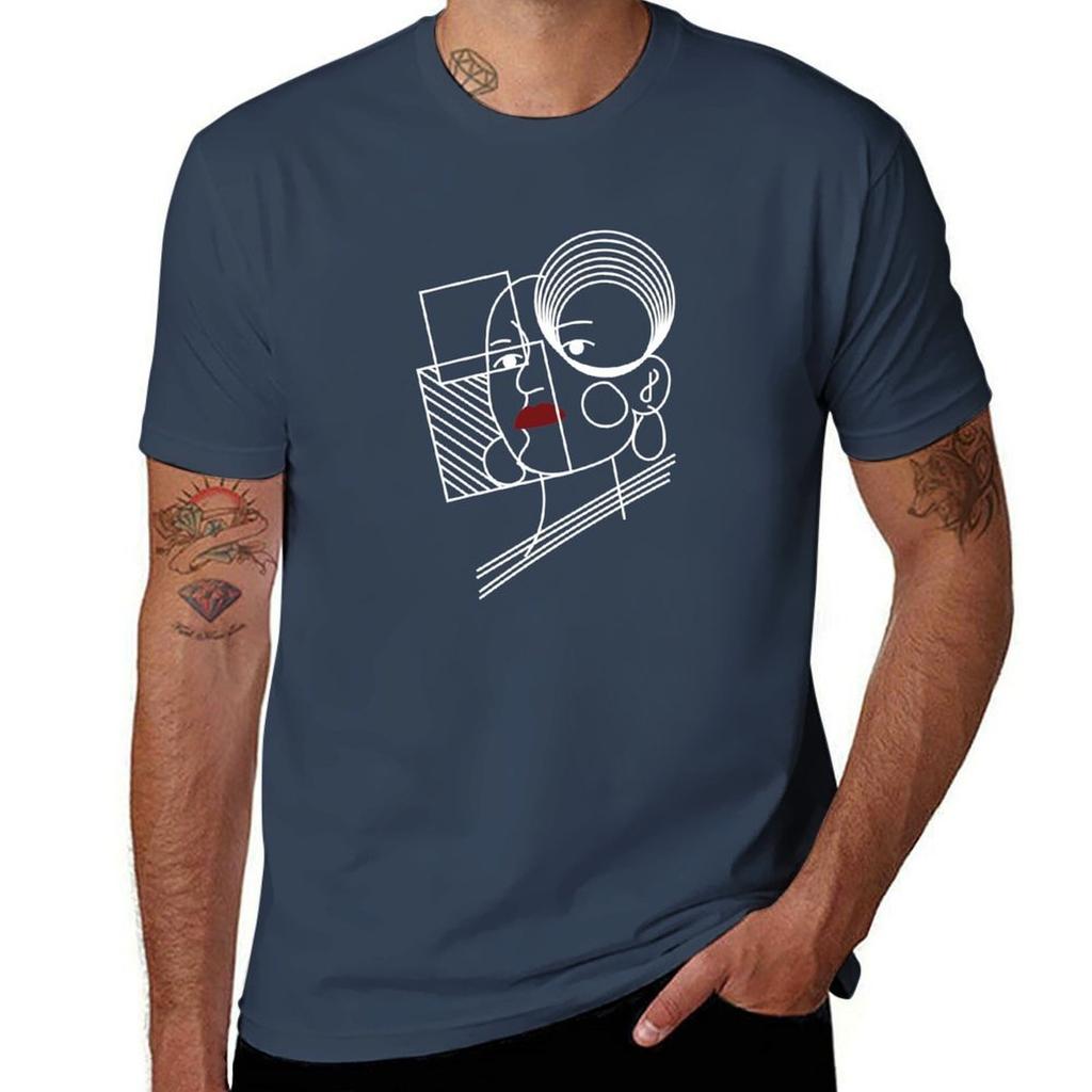 Geometric Lineart TShirt Sporty Casual Quick Dry TShirt