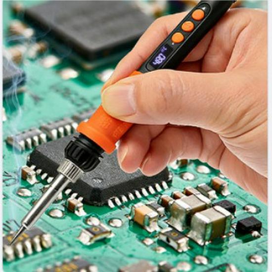 Smart Digital Electric Soldering Iron Pen - Portable Heating Tool for DIY and Household Repairs
