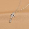 2023 Korean Zircon Key Necklace for Girls - Fashionable Clavicle Chain Jewelry