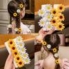 Children's Cute Sunflower Hair Clip - Trendy Flower Side Bang Hairpin for Girls