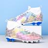 2024 Men's Soccer Shoes Large Size Ultralight   Football Boots Boys Sneakers Non-Slip AG/TF Soccer   Cleats Ankle Boots Unisex
