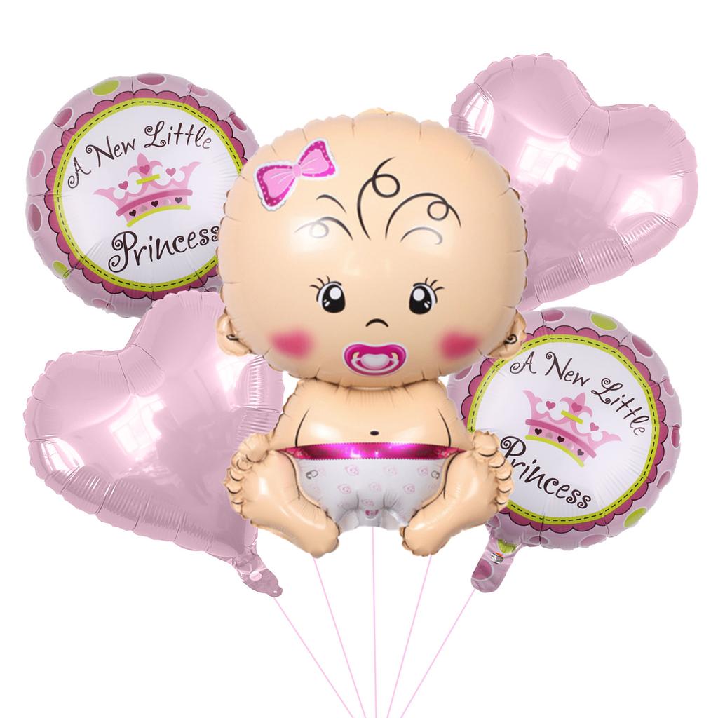 Erster Geburtstag Arrangement Babyparty Baby Aluminiumfolienballon Set Baby Geburtstagsballon Dekoration