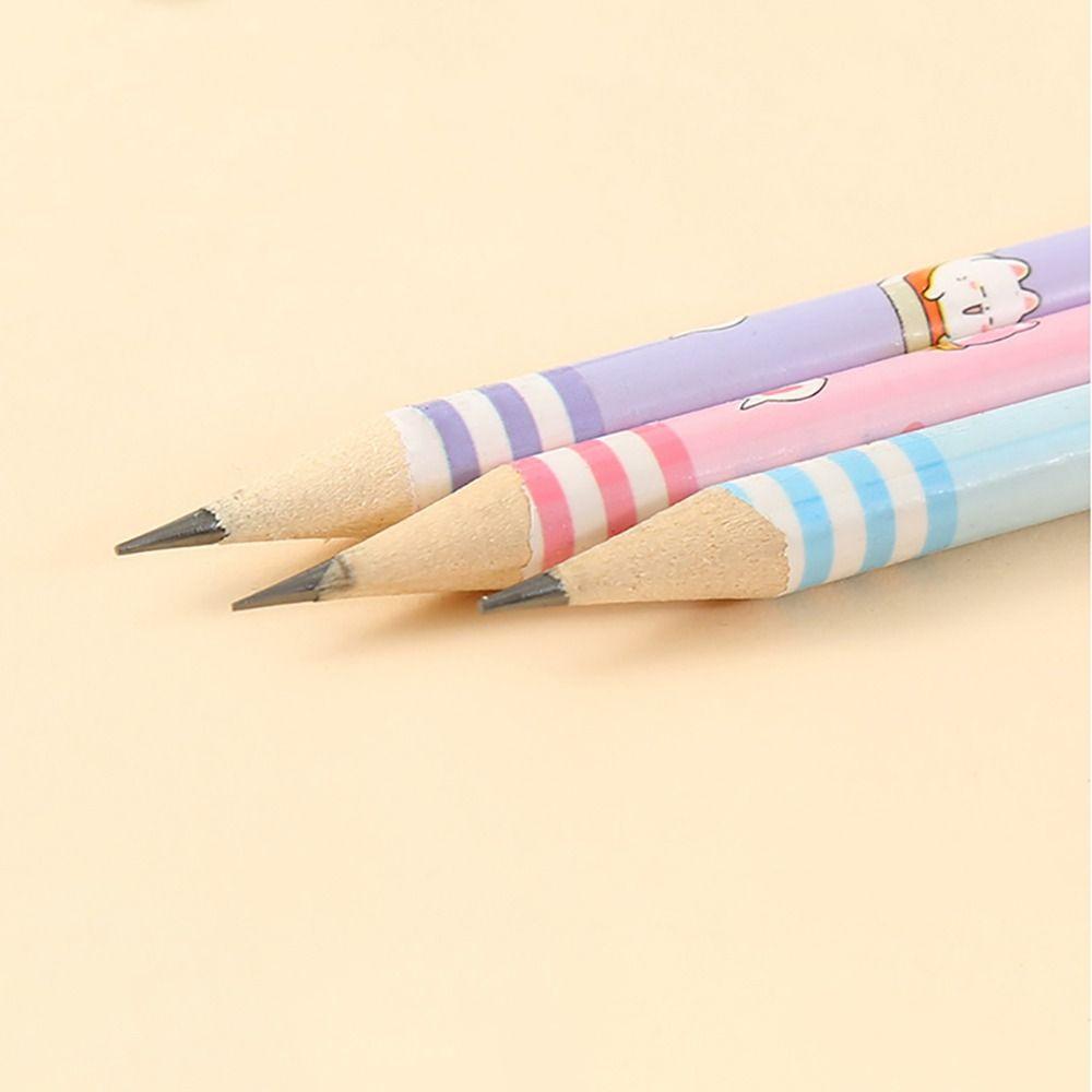 6Pcs Kid Gift Writing Pencil Smooth Writing Painting Pencil High-quality HB Pencil  School