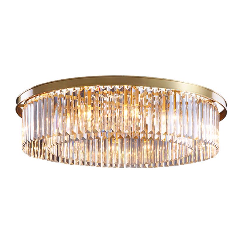 Modern Luxury Crystal LED Ceiling Lamp for Living Room, Bedroom, Study, or Restaurant