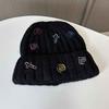 Autumn and winter personalized knitted hat sweet decoration cute wool hat women's outdoor cycling warm cover hat