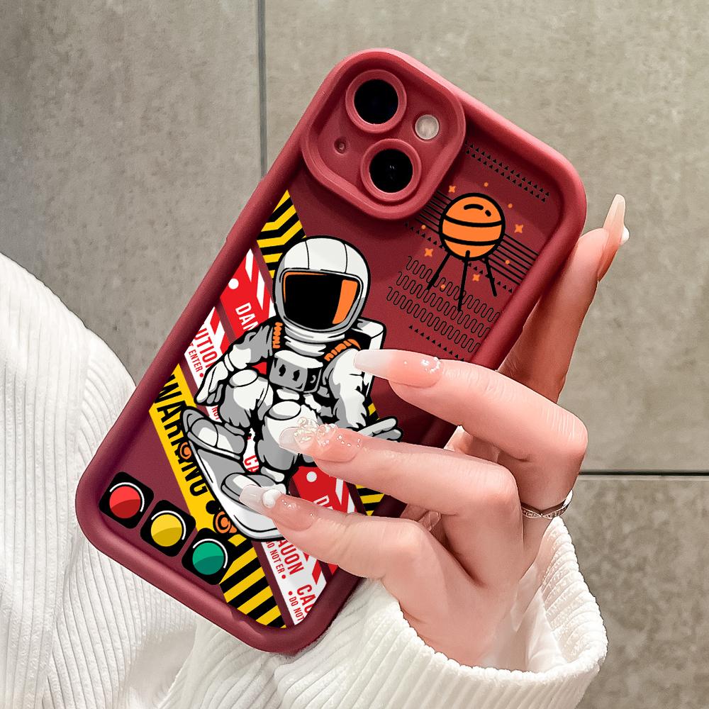 Soft Silicone Square Ladder Printing Pattern Phone Casing Full Cover Camera Shockproof Protection Rubber Case for Vivo