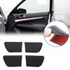 Glossy Piano Black Inner Door Handle Bowl Trim Sticker For Infiniti G25 G35 G37