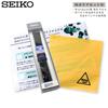 Watch Genuine Leather with Care Instructions [Seiko] Band, 18mm, Strap, Men's, (Black)
