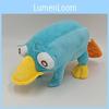 Platypus Plush Blue Toy Stand Upright Stuffed Animal Figure Accessory Decoration