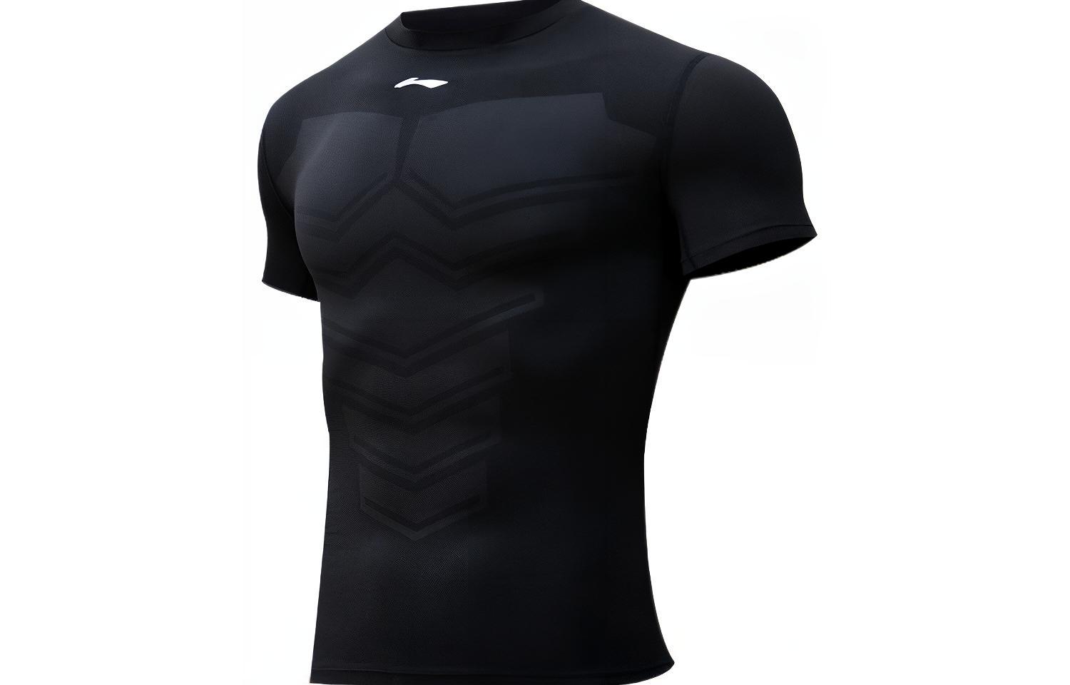 Li Ning Workout Clothing Men s Black AUDR079-1 L