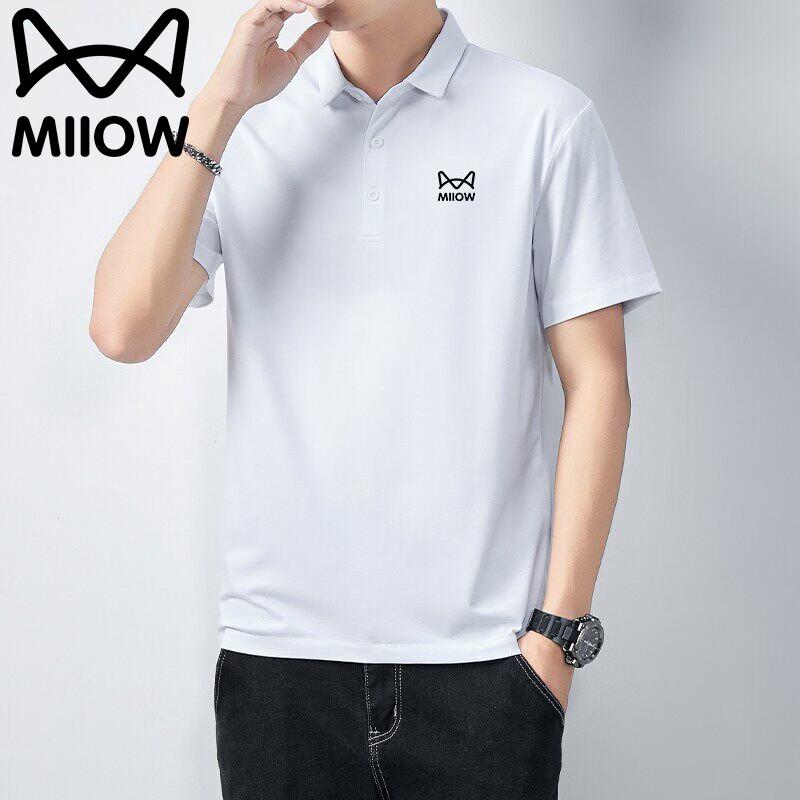 MiiOW Men's Quick-Dry Polo T-Shirt