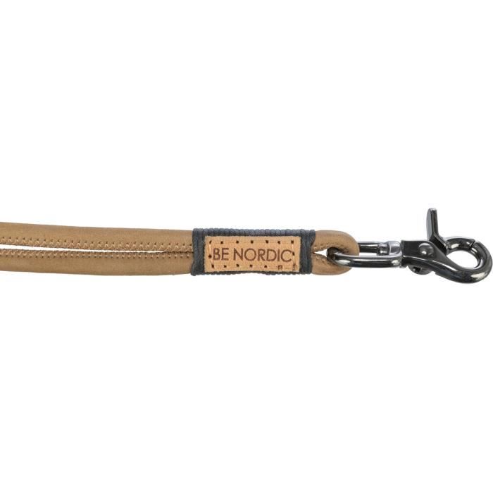 Laisse pour chien - Trixie - Be Nordic - Cuir réglable - Marron - 3 réglages
