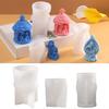 Silicone Candle Mold, Religion Nativity Figure Epoxy Gypsum Mould for DIY Handcrafts Resin Plaster Home Decorations