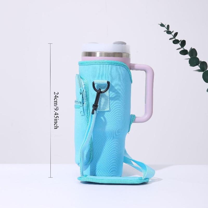 Multifunctional Large Capacity Thermos Cup Cover Crossbody Ice Fog Cover Car Sports Kettle Protection Cover