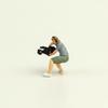 1:64 Scale Photographer Figure with Camera Hand Painted