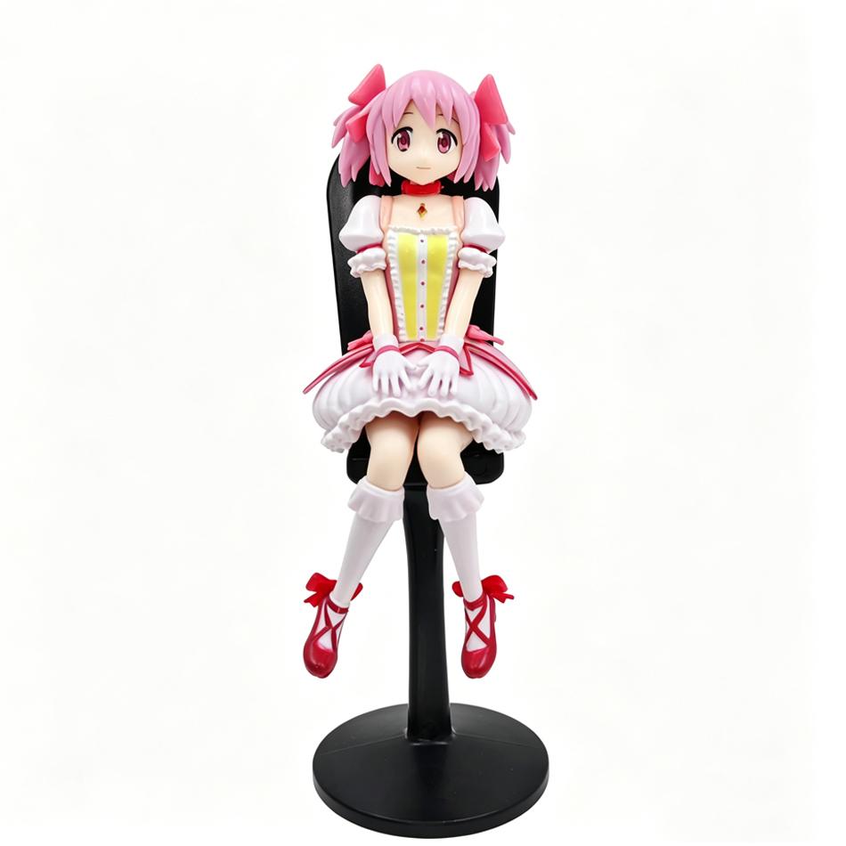 Anime 17.5-18.5Cm Kaname Madoa Akemi Homura Sitting Posture And Standing Posture Cute Sweet Figure Pvc Model Toys Gifts In Stock