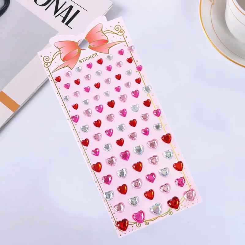 

Наклейка з алмазним малюнком Обличчя Дорогоцінний камінь Наклейка Серце Краплі води Кругла перлина Прикраса своїми руками