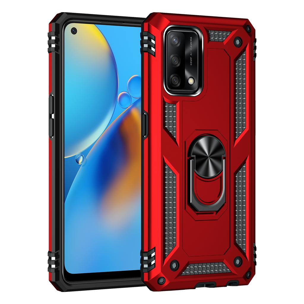 Shockproof Cover For Oppo A74 F19 Case Oppo A74 CPH2219 Ring Holder Phone Case For OPPO F19 A74 4G Funda OPPO F19 Coque Capa